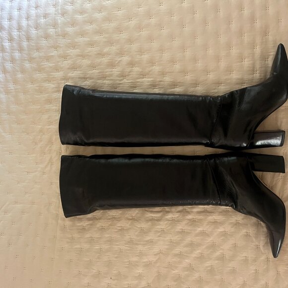 Like New Tamara Mellon Patent Leather Boots 'Pillar' - Picture 13 of 15
